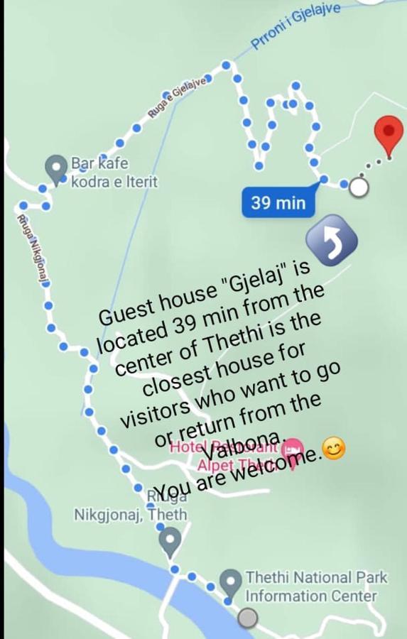 Guest House Gjelaj Теті Екстер'єр фото